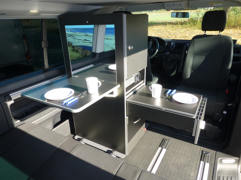 CaliCabinet VW T5 / T6 / T6.1 California Beach in Multivan - slika 4