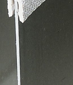 Zaščitni profil za robove - Majhno območje vpenjanja - Svetlo siva - 50 m