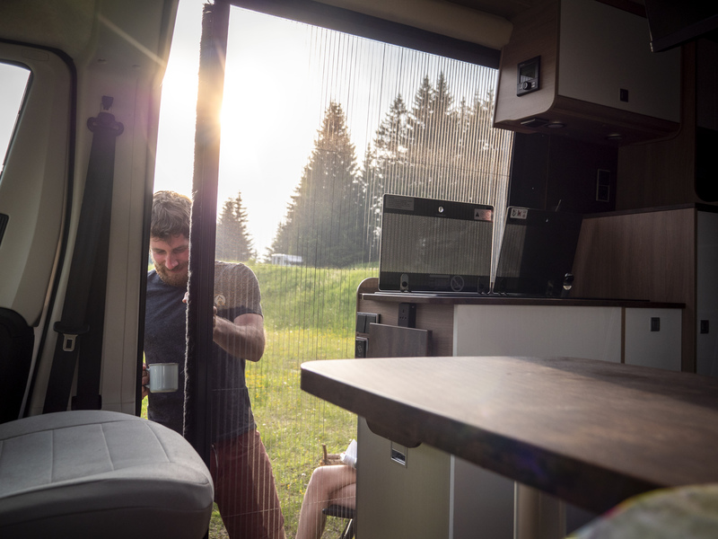 Lippert Vanscreen - Vrata z mrežo proti muham za Fiat Ducato X290 od leta 2015 - slika 4