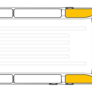 Toplotna podloga Isoflex za kabino Ford Custom od leta 2012 - 3delna