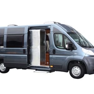 Drsna vrata s toplotno zaveso svetlo sive barve - Fiat Ducato X250/290, Peugeot Boxer / Jumper
