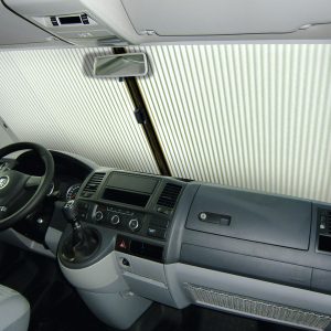 Roleta za vetrobransko steklo IV za VW T5 do modelnega leta 2009 - siva