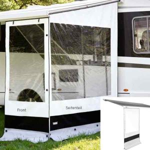 Thule RainBlocker SET, 2-delni, 2 dela s 127 cm, višina 185 cm, sprednja stena