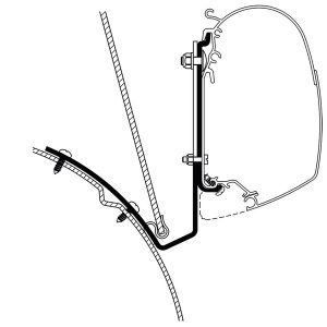 Adapter za markizo Omnistor, spanje d. VW T4