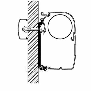Univerzalni ploščati adapter Omnistor dolžina: 4 metre za markize serije 5