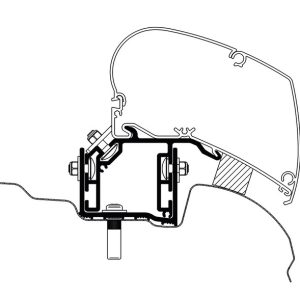 Adapter za Omnistor markizo - VW Crafter od različice 2017 UK
