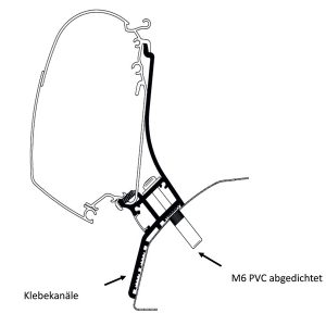 Adapter Ducato H2 375cm