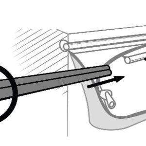 Set za pritrditev tende za prikolico