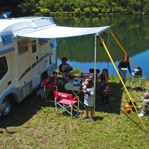 Komplet za pritrjevanje viharjev za tende Tie Down - črna