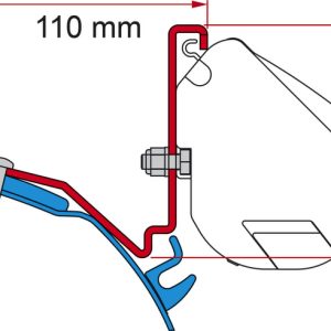 Fiamma adapter Ford Transit Custom / Capland / Capfun in Dreamer za F35PRO