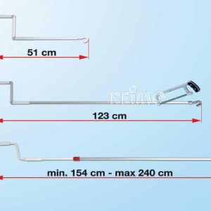 FIAMMA ročna ročica 123cm