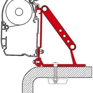 Strešni adapterski komplet za vozila z vdolbinami