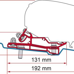 Fiamma adapter Ford Transit H3 / L4 od 2014 - 400 cm