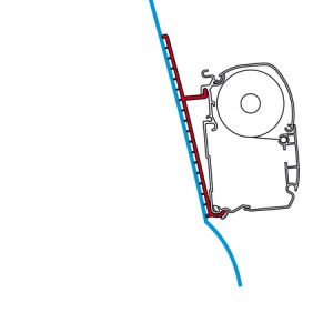 Adapter za F1/F45 za streho iz steklenih vlaken
