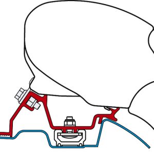 Adapter za strešno ograjo Sprinterja F65 S in F65 f. Avtodomi in prikolice
