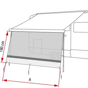Sunview XL sprednja stena F80L, 325cm