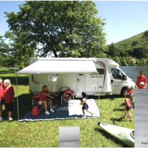 Fiamma markiza F45S 3,75 m kraljevsko siva, ohišje iz titana