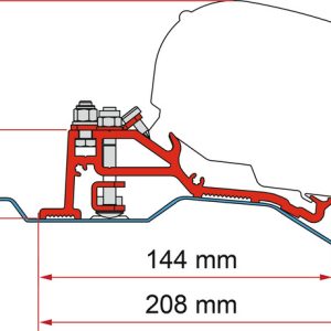Komplet za strešno okno za Fiat Ducato, Peugeot Boxer, Citroën Jumper