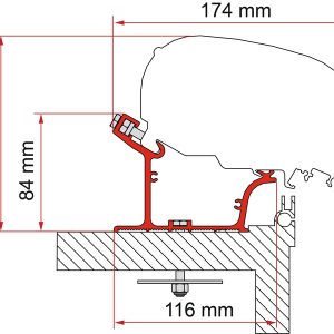 Fiamma Kit Adria Caravan od leta izdelave 2015