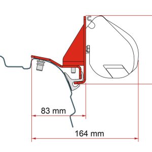 Adapter za tendo F35 Pro VW T5/T6/T6.1 s sistemom Reimo Multirail