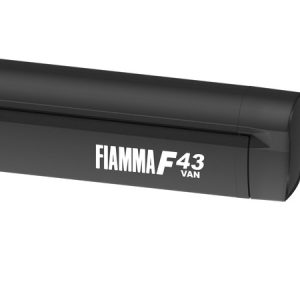 Fiamma markiza F43van - stenska markiza 2,7 m - tkanina Royal Grey - ohišje Deep Black