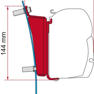 Fiamma adapter F45 za Ford Transit H3 / L3 - levosučni pogon