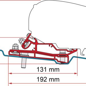 Fiamma adapter Ford Transit H3 / L3 od 2014 - 320 cm - UK različica