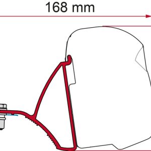 Adapter za tendo F43van za Renault Trafic / Opel Vivaro / Fiat Talento od leta 2015