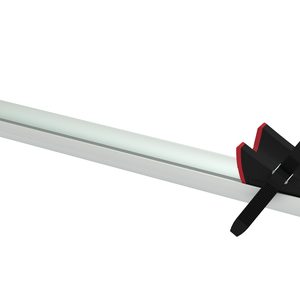 Kolesarska ograja Rail Premium XL - 139 cm - srebrna