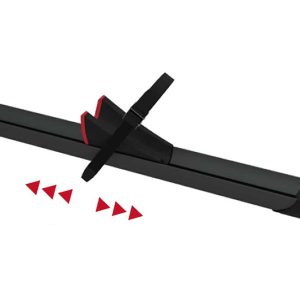 Rail Premium kolesarska ograja 139 cm, črna