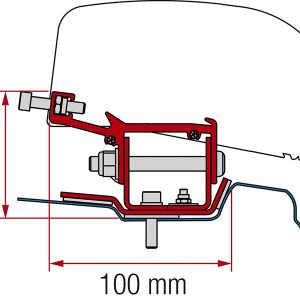 Fiamma adapter za strešno tendo F40van za Renault Trafic od 2014 s kratko medosno razdaljo
