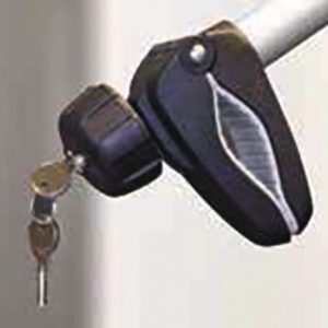 Ključavnica za dvigalo za kolesa