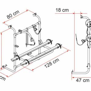 Prenašanje koles Caravan Univer