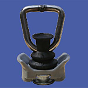 Avtomobilski priključek iz pocinkanega jekla s plastičnim držalom