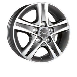 Aluminijasto platišče Borbet CWD Fiat Ducato Maxi, LK:130, 6,5 x 16" mystral anth.polished