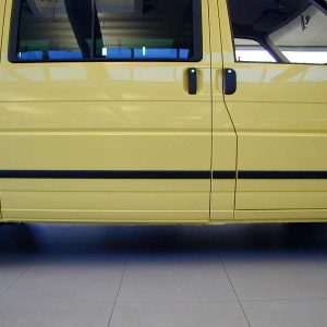 Stranski odbijač VW T4 od 03/1996 kratka medosna razdalja 6delni - črn