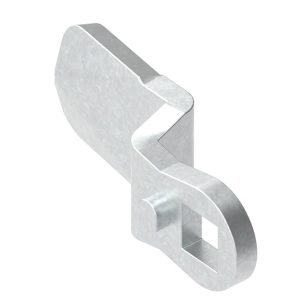 Jezik za varnostno zaporo vrat, višina. 28 mm, dolžina: 45 mm