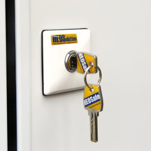Dodatna ključavnica HEOSafe, s podobnim ključem
