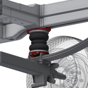 7,3" sistem zračnega vzmetenja Comfort za Fiat Ducato in podobne modele od leta 2006 dalje