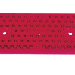 Odsevnik rdeč 91x47mm ohlapen