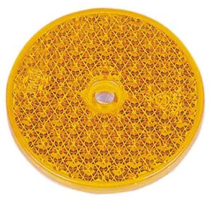 Odsevnik okrogel (rumen)