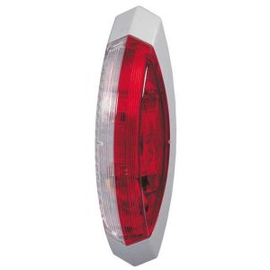 Svetlo rdeče/bele barve, desna siva osnovna plošča, 122,2x39,2x28,6 mm