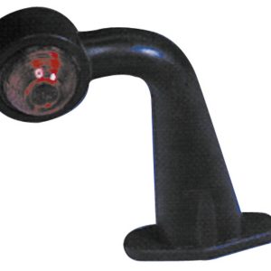 Obrisna luč rdeče/bele barve z gumijasto roko 185 mm