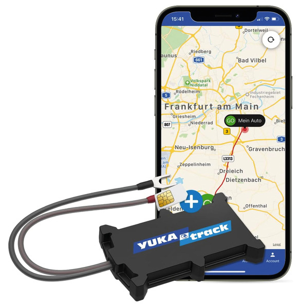 YUKAtrack easyWire GPS sledilnik, vključno s kartico SIM, 2G