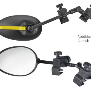Pripenjalno ogledalo Speed Fix XXL z ravnim steklom - komplet 2