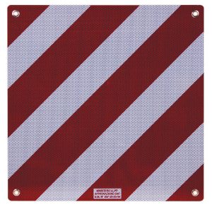 Aluminijasti opozorilni znak v Italiji: obvezen