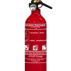 Gasilni aparat ABC 1 kg - z indikatorjem tlaka