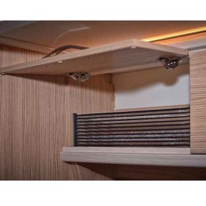 KIIPER-Mini komplet mrež za shranjevanje 2, za širino vgradnje 400 mm, črna obloga