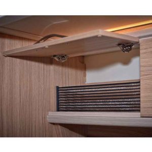 KIIPER-Mini komplet mrež za shranjevanje 3, za širino vgradnje 200 mm, črna obloga