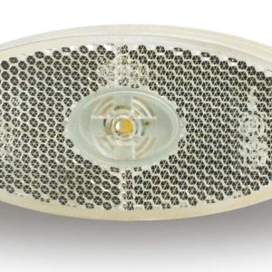 Označevalna luč LED, 12V, 1W, prozorna, IP67 zadaj